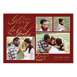 4.25x6 Postcard  with Golden Glory design