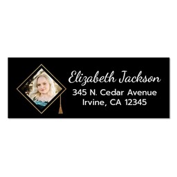 Address Label with Minimal Elegance design