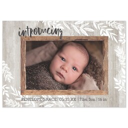 3.5x5 Same-Day Postcard with Rustic Debute design