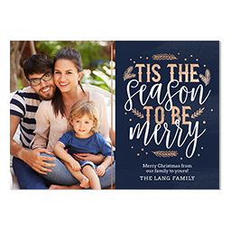 4.25x6 Postcard  with Season to be Merry design