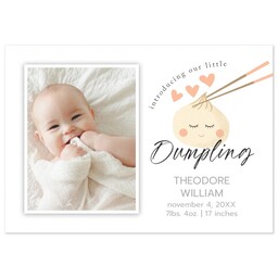 3.5x5 Same-Day Postcard with Sweet Dumpling design