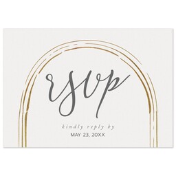 3.5x5 Same-Day Postcard with Yup Arch RSVP design