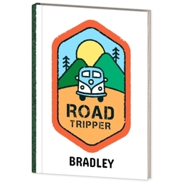 Journal Hardcover with Road Trip design
