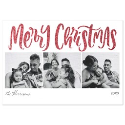 3.5x5 Same-Day Postcard with Brilliant Christmas Year design