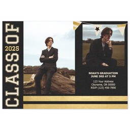 3.5x5 Same-Day Postcard with College Bound Announcement design