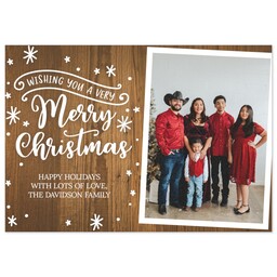 3.5x5 Same-Day Postcard with Hardy Holiday design