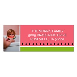 Address Label with Yummy Watermelon design