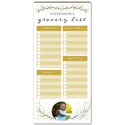 Notepad with Hand Drawn Organics design