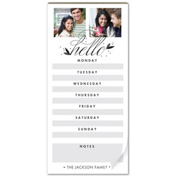 Notepad with Hello Monday design