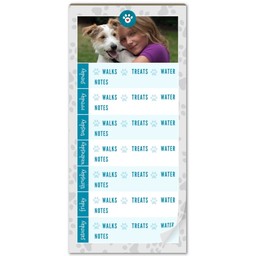 Notepad with Paw Print My Heart design