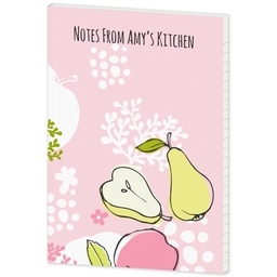 Journal Softcover with Apples & Pears design