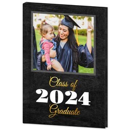 Journal Hardcover with Chalkboard Grad design