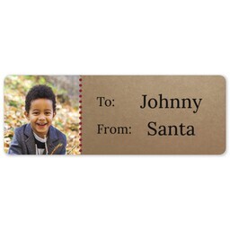 Address Label Sheet with Cheerful Garland design