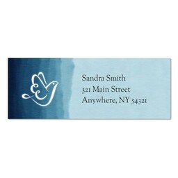 Address Label with Peaceful Dove design