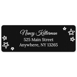 Address Label Sheet with Shoot For The Stars design