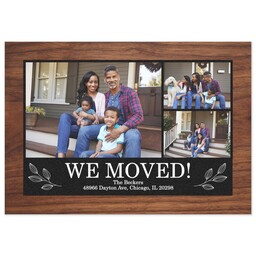 3.5x5 Same-Day Postcard with We Moved Collage design