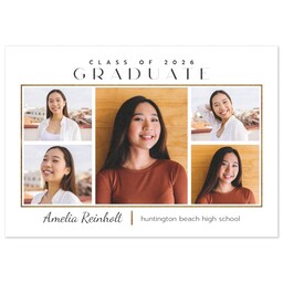 3.5x5 Same-Day Postcard with Graduate Collage 2026 design