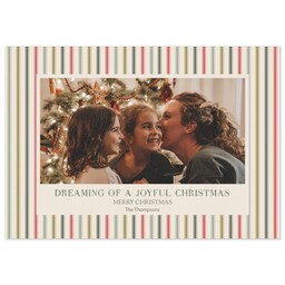 3.5x5 Same-Day Postcard with Christmastide Wishes design