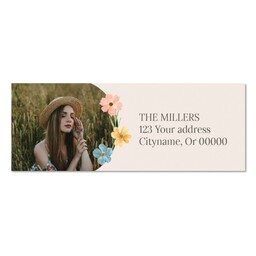 Address Label with Pocketful of Posies design