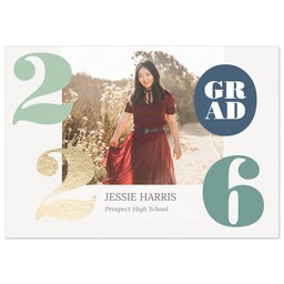 3.5x5 Same-Day Postcard with Senioritis 2026 design