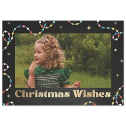 3.5x5 Same-Day Postcard with Sparkle & Christmas design