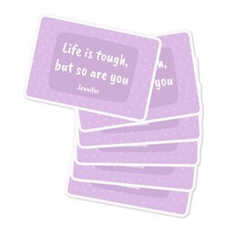 Rectangle Sticker 3"x2" - Set of 6 with Words Of Encouragement design