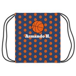 Drawstring Gym Bag with Basketball Gym Bag design