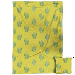 Travel Blanket Kit 41"x60" with Cactus Travel Blanket design