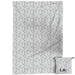 Travel Blanket Kit 41"x60" with Dot Stripes Travel Blanket design