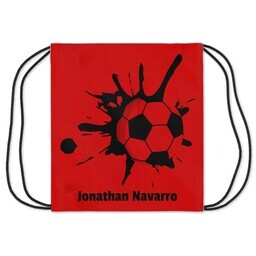 Drawstring Gym Bag with Soccer Gym Bag design