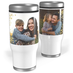 Stainless Steel Tumbler, 14oz with Modern Splendor design