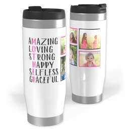 Photo Travel Tumbler with Mother design