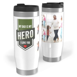 Photo Travel Tumbler with My Hero design