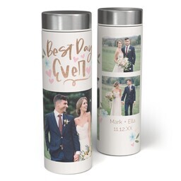 17oz Stainless Steel Matte Water Bottle with Best of Days design