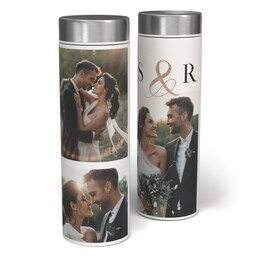 17oz Stainless Steel Matte Water Bottle with Gilded Togetherness design