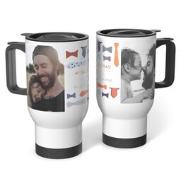 Stainless Steel Tumbler 14oz. with Best Tie For Pop's design