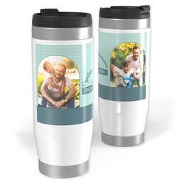 Photo Travel Tumbler with Captain Awesome design