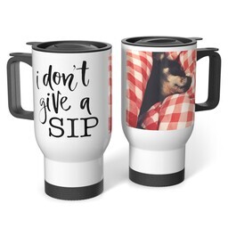 Stainless Steel Tumbler 14oz. with Give A Sip design