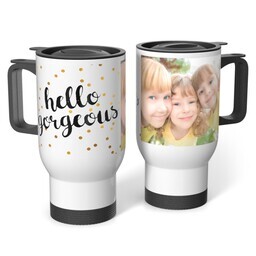 Stainless Steel Tumbler 14oz. with Gorgeous Glitter design