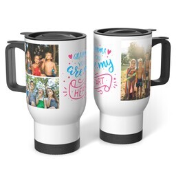 Stainless Steel Tumbler 14oz. with Grandma Heart design