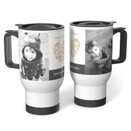Stainless Steel Tumbler 14oz. with Heart Wishes design