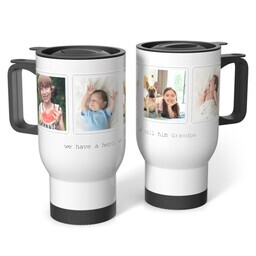Stainless Steel Tumbler 14oz. with Hero Grandpa design