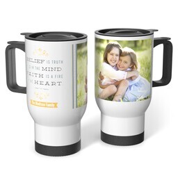 Stainless Steel Tumbler 14oz. with Inspirational Quotes design