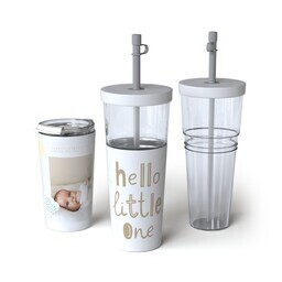 28oz Convertible Tumbler with Little One design