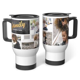 Stainless Steel Tumbler 14oz. with Modern Chalkboard design