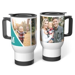 Stainless Steel Tumbler 14oz. with Modern Triangle design