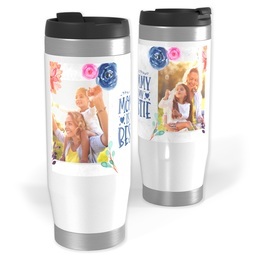 Photo Travel Tumbler with Mommy is My Bestie design