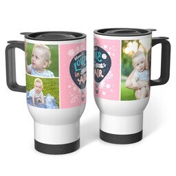 Stainless Steel Tumbler 14oz. with Mom's Love design