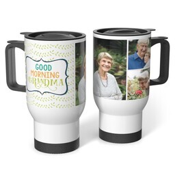 Stainless Steel Tumbler 14oz. with Morning Grandma design