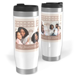 Photo Travel Tumbler with My Favorite People call me Mom design